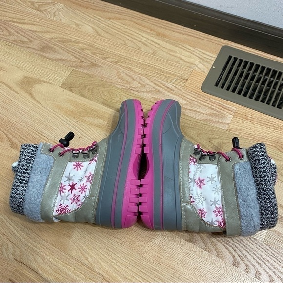 Winter Boots Girls Thinsulate Insulated Sz 2 Snow - Picture 4 of 8